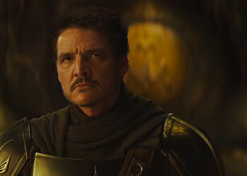 The Mandalorian and Grogu trailer reveals Pedro Pascal’s Din Djarin mask-off, Jeremy Allen White as Rotta the Hutt, Zeb Orrelios, Dragonsnake, and a surprise alien voice cameo.