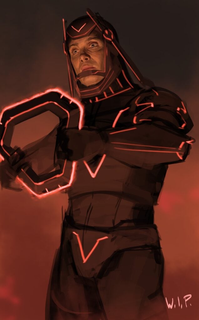 Cillian Murphy’s Ed Dillinger Jr as Sark in Tron: Ares – Early Concept Art Revealed