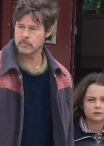 First look at Brad Pitt as Fred Scully on the set of Edward Berger’s The Riders, filmed on the scenic Greek island of Hydra ahead of its 2026 release.