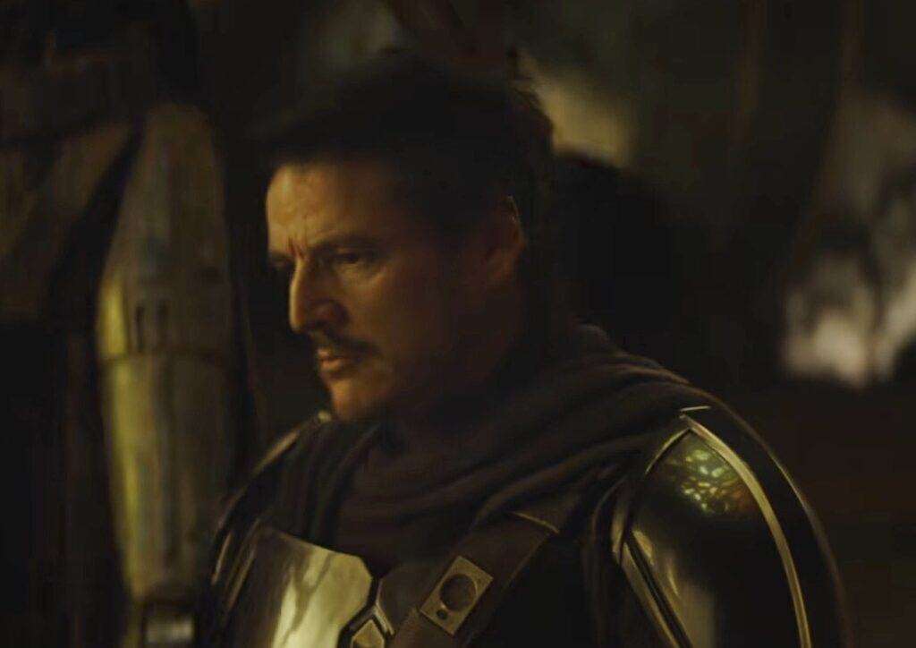 The Mandalorian and Grogu trailer reveals Pedro Pascal’s Din Djarin mask-off, Jeremy Allen White as Rotta the Hutt, Zeb Orrelios, Dragonsnake, and a surprise alien voice cameo.