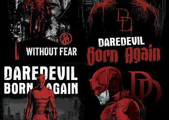 New official promo art featuring Daredevil and Kingpin.