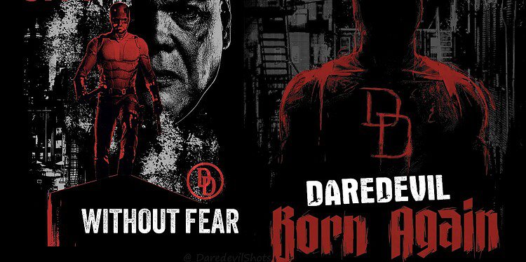 New official promo art featuring Daredevil and Kingpin.
