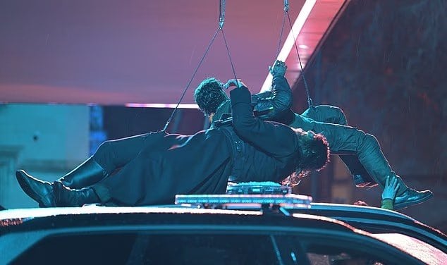 First look at Dave Bautista as The Kurgan in Chad Stahelski’s Highlander reboot leaks online, featuring an intense action scene with Henry Cavill’s Connor MacLeod filmed at Westminster Abbey.