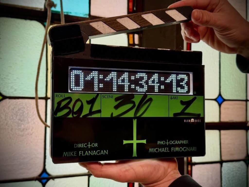 Filming for Mike Flanagan’s The Exorcist, starring Scarlett Johansson, has officially begun. Flanagan shared a behind-the-scenes clapboard image on Instagram to mark Day 1 of production.
