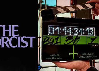 Filming for Mike Flanagan’s The Exorcist, starring Scarlett Johansson, has officially begun. Flanagan shared a behind-the-scenes clapboard image on Instagram to mark Day 1 of production.