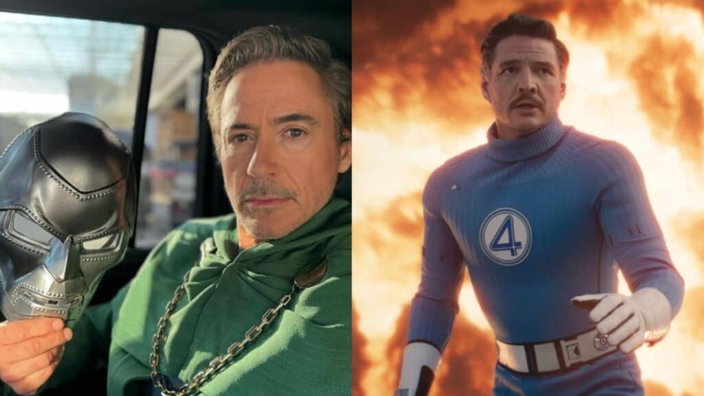 Robert Downey Jr.’s Doctor Doom faces multiversal incursions in Avengers: Doomsday, clashing with Reed Richards as two brilliant minds with opposing plans to save reality.