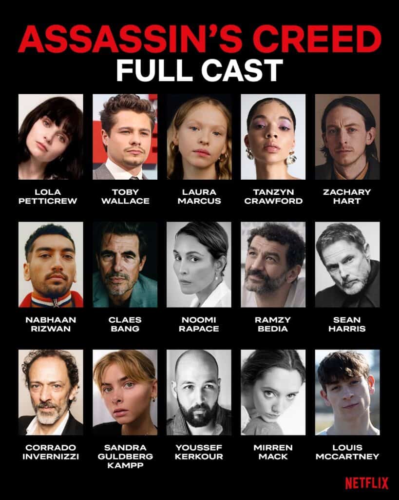 Netflix starts filming its live-action Assassin’s Creed series in Rome, set in 64 AD during the Roman Empire, with production at Cinecittà Studios.