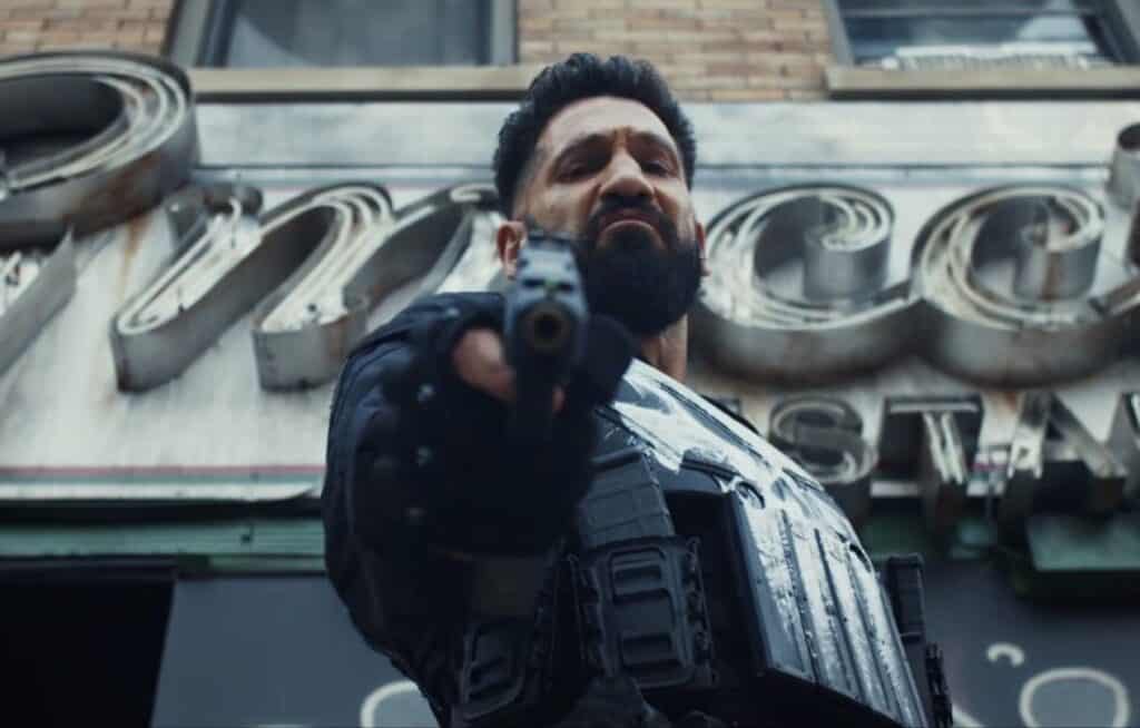 First look at Jon Bernthal as The Punisher in Marvel’s The Punisher: One Last Kill. Frank Castle tries to leave his violent past but is pulled back into conflict.