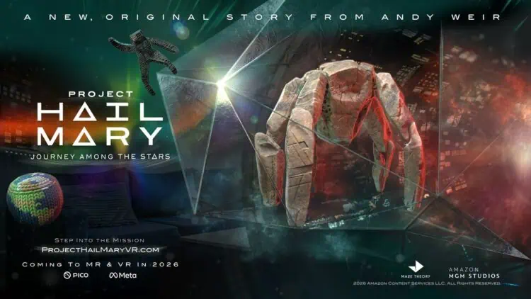 Project Hail Mary is getting a VR game, Journey Among the Stars. The mixed-reality experience expands Andy Weir’s story with a new untold chapter.