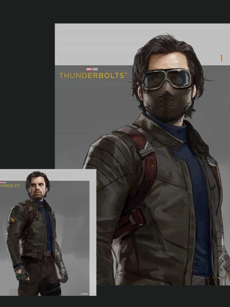 New Thunderbolts concept art has been revealed by Marvel artist Wesley Burt, featuring Yelena Belova, Sentry, Bucky Barnes, and Ghost.