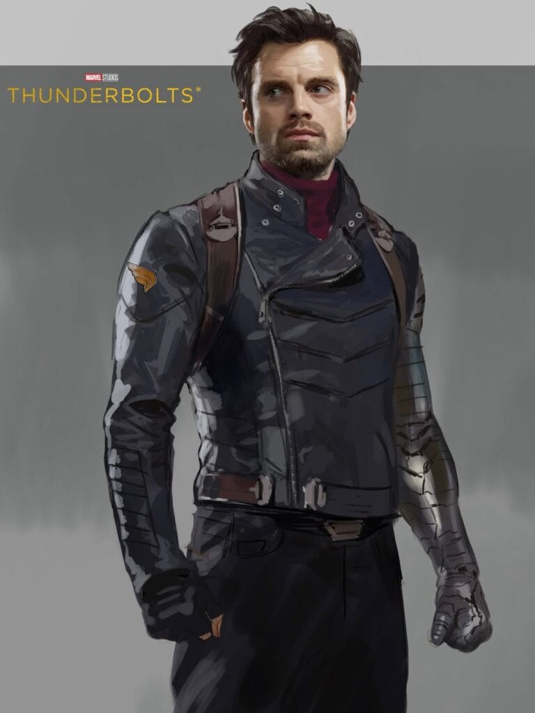 New Thunderbolts concept art has been revealed by Marvel artist Wesley Burt, featuring Yelena Belova, Sentry, Bucky Barnes, and Ghost.