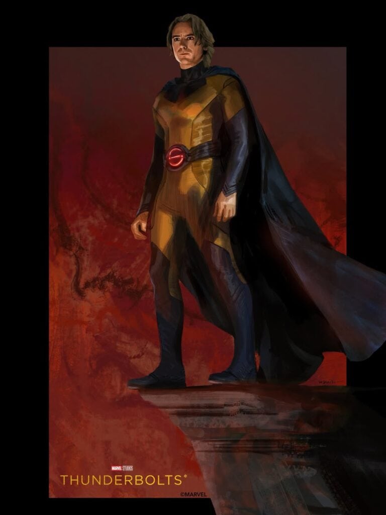 New Thunderbolts concept art has been revealed by Marvel artist Wesley Burt, featuring Yelena Belova, Sentry, Bucky Barnes, and Ghost.