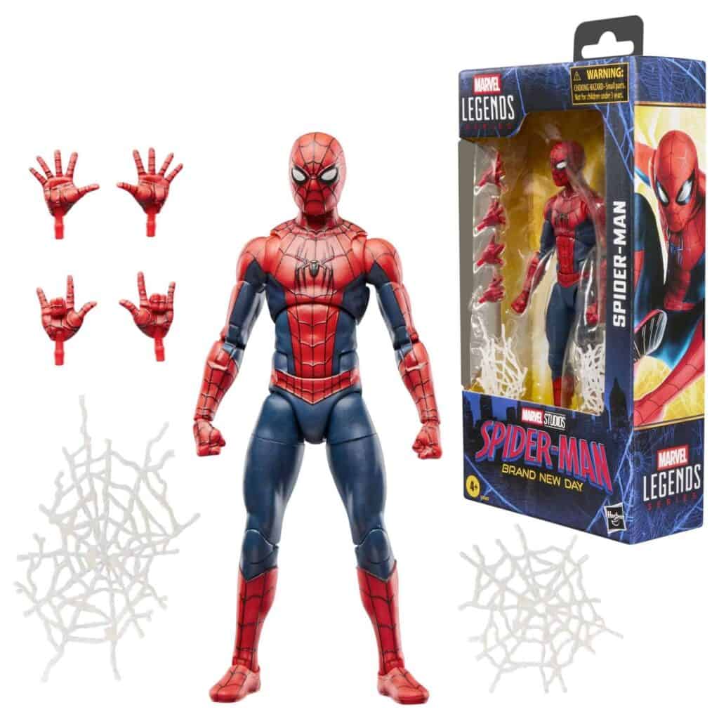 First look iamges at the Spider-Man Brand New Day marvel legends figures featurning Spider-Man, Hulk, and Scorpion's suit.