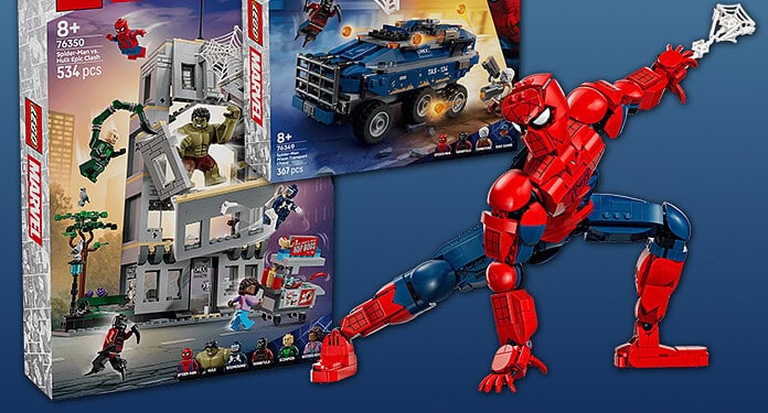Marvel’s new Spider-Man: Brand New Day LEGO set may reveal a Spider-Man vs. Hulk fight, six movie characters, and a possible major plot twist.