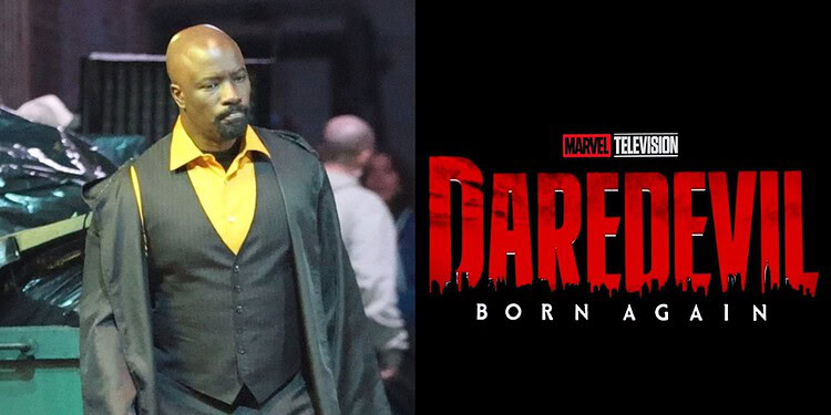 New look at Mike Colter as Luke Cage on Daredevil: Born Again Season 3 set. Actor spotted filming in New York City with Philip Silvera.