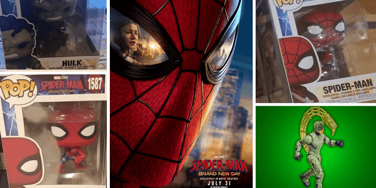 First-look Funko Pops from Spider-Man: Brand New Day have been spotted in stores, revealing Savage Hulk as a 6-inch figure and Spider-Man as a 10-inch POP!.