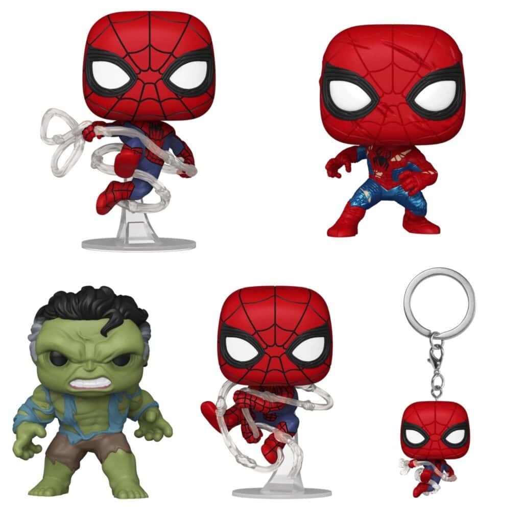 First look at Spider-Man: Brand New Day Funko Pops reveals Tom Holland’s Spider-Man and Mark Ruffalo’s Savage Hulk figures.