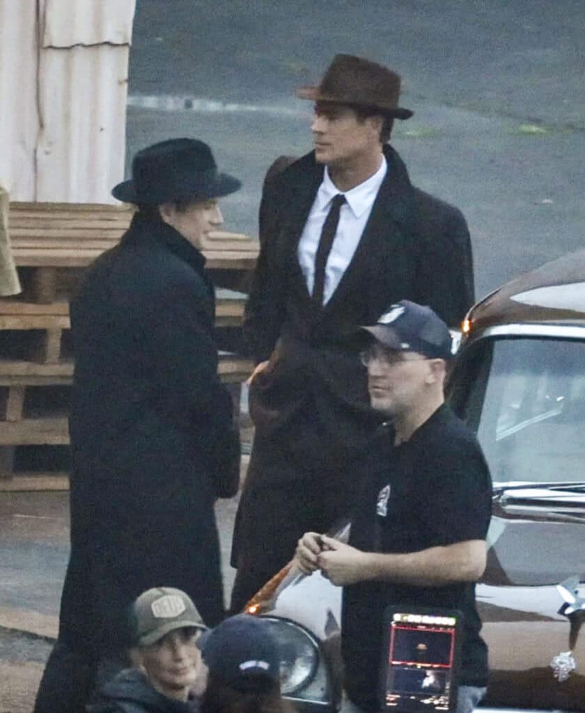First-look images from Kockroach reveal Chris Hemsworth and Taron Egerton filming Matt Ross’ noir-inspired crime thriller in Sydney, Australia.