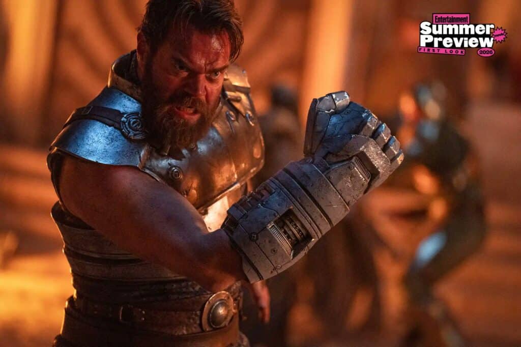 Entertainment Weekly reveals the first look at Fisto, Ram Man, and Trap Jaw in Masters of the Universe, featuring He-Man’s allies and Skeletor’s cyborg villain.