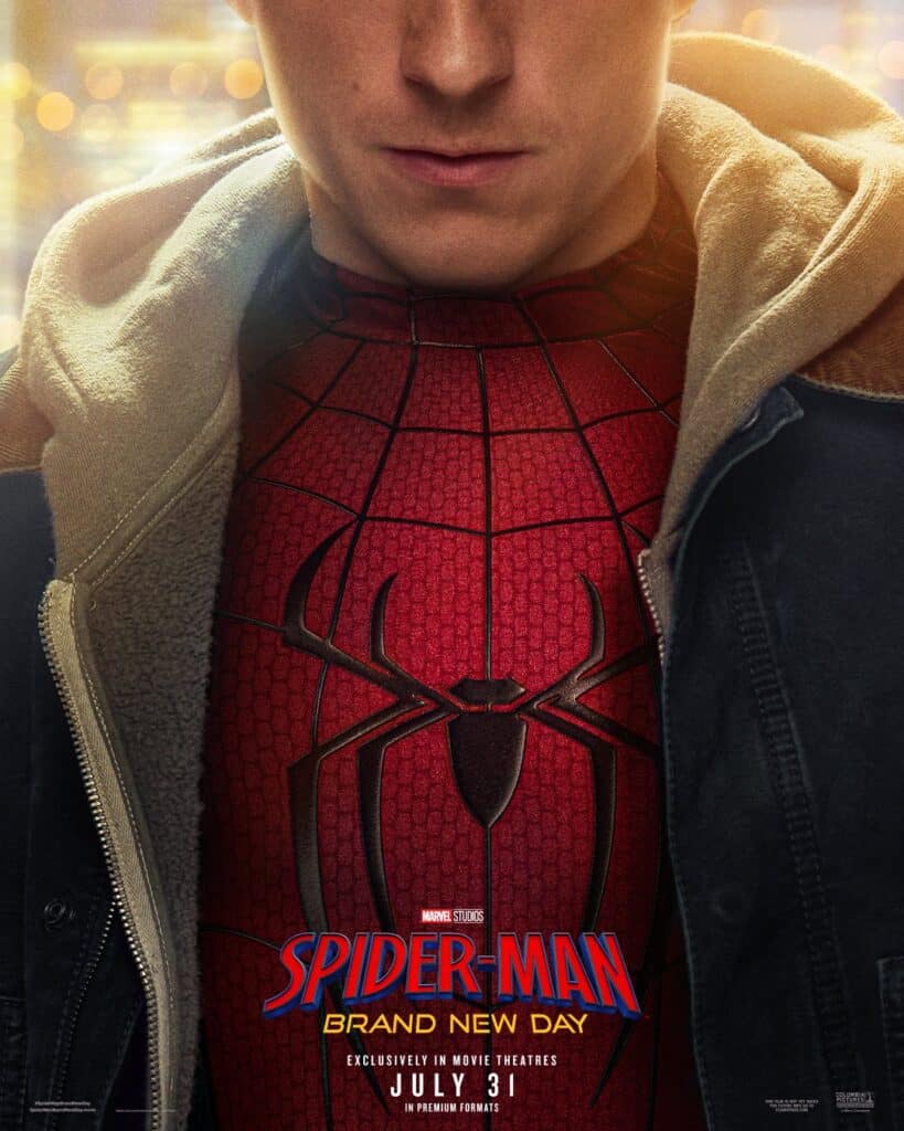 Marvel Studios and Sony Pictures reveal a new poster and production teaser for Spider-Man: Brand New Day as promotion begins ahead of the film’s July release.