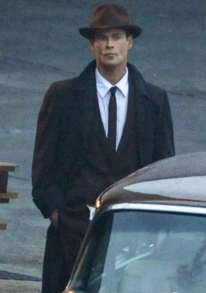 First-look images from Kockroach reveal Chris Hemsworth and Taron Egerton filming Matt Ross’ noir-inspired crime thriller in Sydney, Australia.