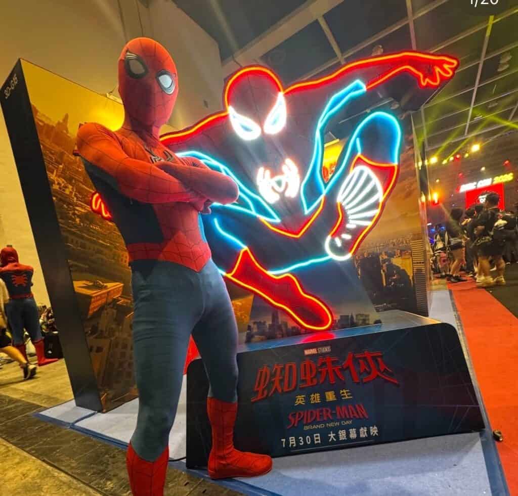 New Spider-Man Brand New Day light up Cinema standee