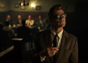 First-look images from Kockroach reveal Chris Hemsworth and Taron Egerton filming Matt Ross’ noir-inspired crime thriller in Sydney, Australia.