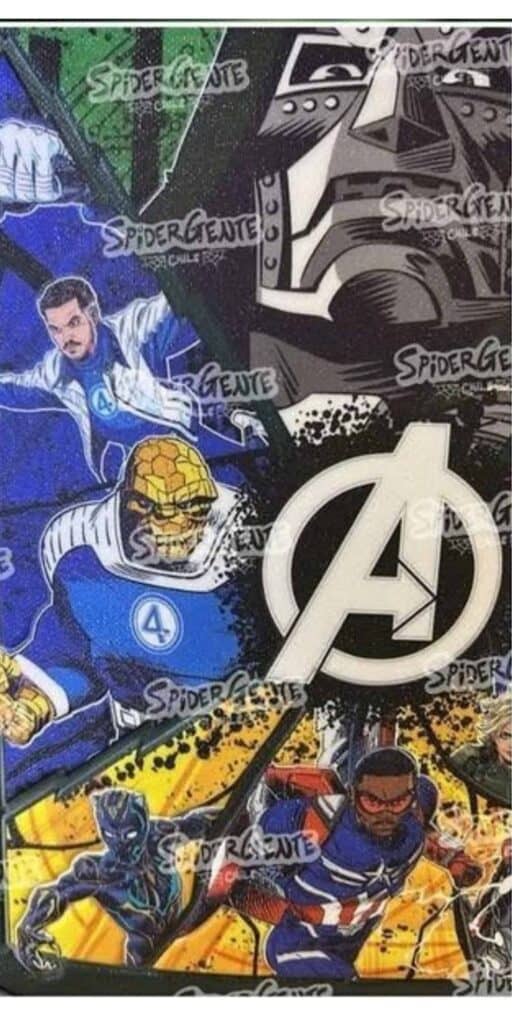 New leaked artwork for Avengers: Doomsday reveals the Avengers, Fantastic Four, and X-Men uniting against Doctor Doom, featuring Thor, Cyclops, Gambit, and more.