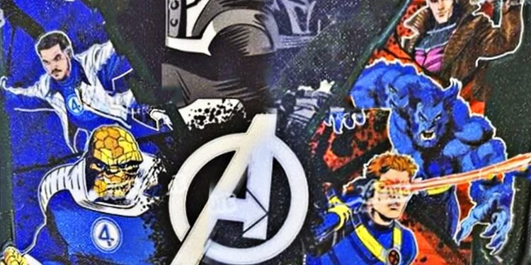 New leaked artwork for Avengers: Doomsday reveals the Avengers, Fantastic Four, and X-Men uniting against Doctor Doom, featuring Thor, Cyclops, Gambit, and more.