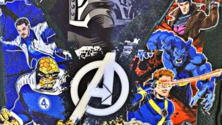 New leaked artwork for Avengers: Doomsday reveals the Avengers, Fantastic Four, and X-Men uniting against Doctor Doom, featuring Thor, Cyclops, Gambit, and more.