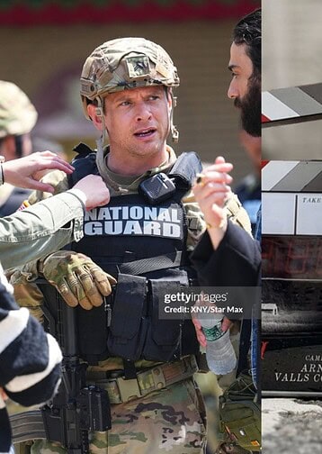 First set photos from John Krasinski’s A Quiet Place Part III reveal Jack O'Connell in a National Guard uniform while filming in New York City.