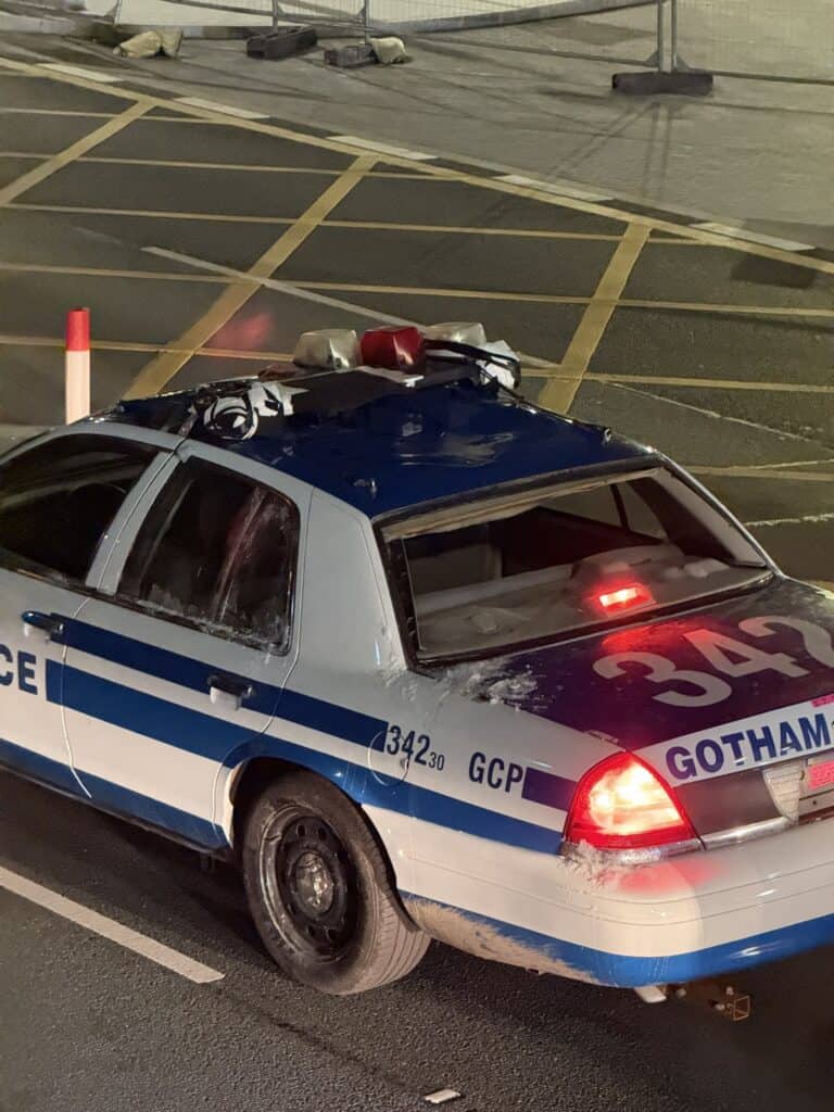 Filming for Matt Reeves’ The Batman: Part II has begun, with new set footage showing Robert Pattinson’s Batman seemingly battling the GCPD during a major action sequence.