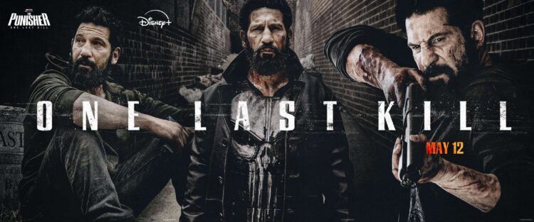 Marvel Studios reveals three new character posters for The Punisher: One Last Kill starring Jon Bernthal, set during Daredevil: Born Again Season 2.