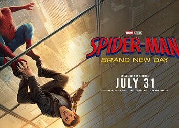 Marvel Studios unveils four new Spider-Man: Brand New Day banners, showcasing Spider-Man vs. The Hand, Peter Parker, and iconic hero poses.
