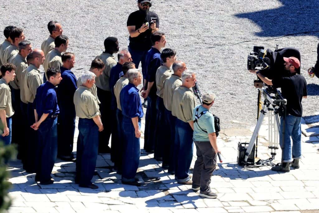 Damien Chazelle's untitled prison-set film starring Cillian Murphy, Daniel Craig, and Mia Threapleton has officially wrapped production after two months of filming in Greece.