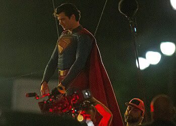 The first look at David Corenswet as Superman in James Gunn's Man of Tomorrow has leaked online, revealing an updated suit with subtle design changes and a longer cape.