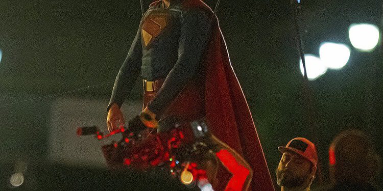 The first look at David Corenswet as Superman in James Gunn's Man of Tomorrow has leaked online, revealing an updated suit with subtle design changes and a longer cape.