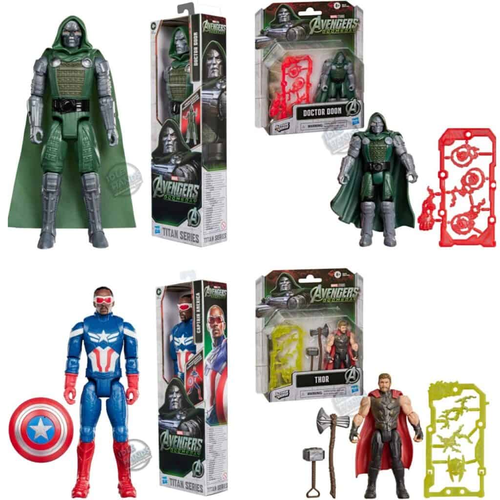 Marvel appears to be saving Robert Downey Jr.'s Doctor Doom for the first *Avengers: Doomsday* trailer, which is expected to be released later this month. However, the newly leaked Hasbro Titan Series figure offers a full-body look at the character in his classic comic-inspired costume.