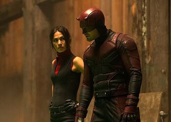 Meta Description (155 characters): Elodie Yung returns as Elektra in Marvel Television's Daredevil: Born Again Season 3. See the first set photos from filming in Brooklyn, New York.