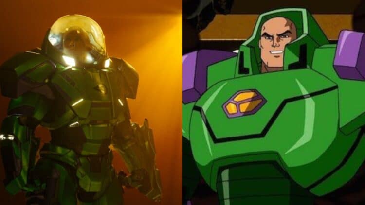James Gunn has revealed the first look at Nicholas Hoult’s Lex Luthor in Man of Tomorrow, showcasing the villain’s iconic green high-tech warsuit in a new set image.