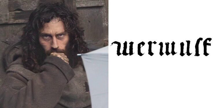 The first look at Aaron Taylor-Johnson in Robert Eggers' Werwulf has been revealed, offering a glimpse at his cursed character in the upcoming gothic horror film.