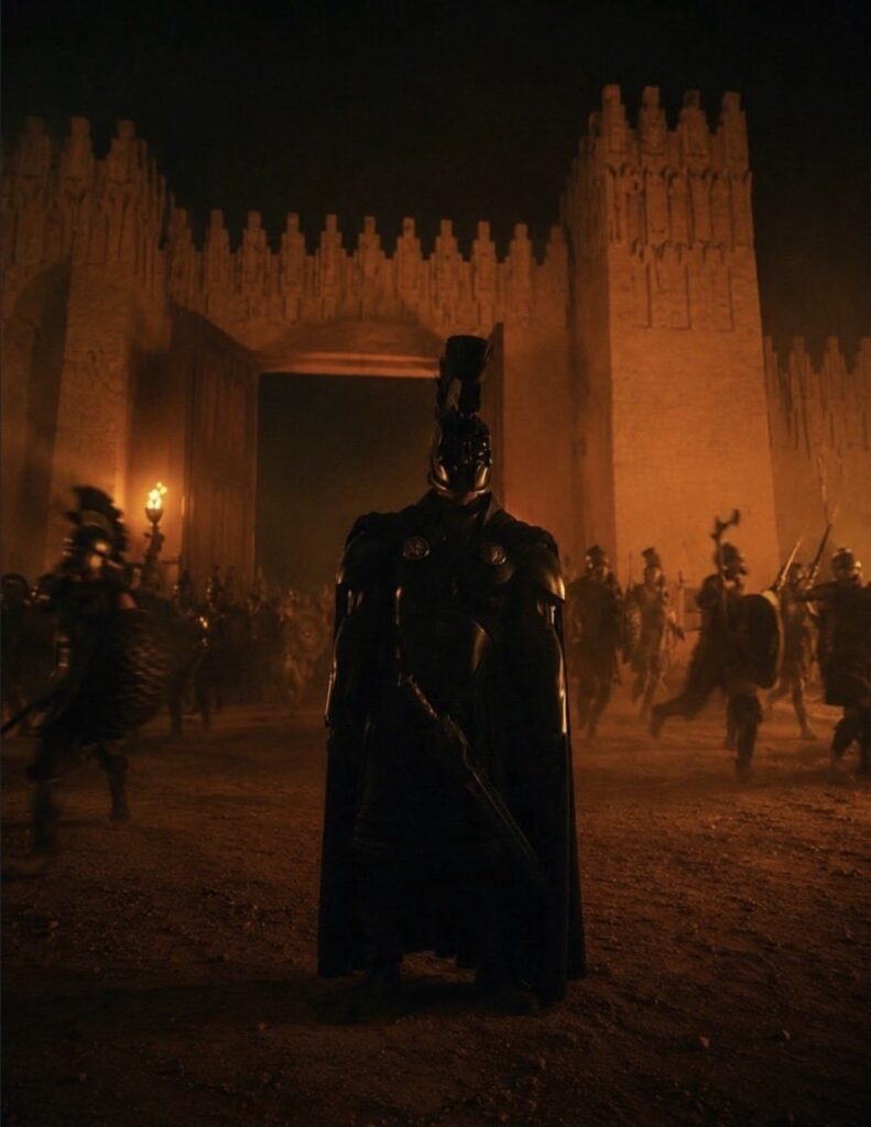 Christopher Nolan's The Odyssey features one of the largest practical battle scenes ever filmed, and Matt Damon explains how it was brought to life with 750 extras.