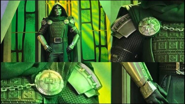 Marvel has unveiled Robert Downey Jr.'s Doctor Doom costume from Avengers: Doomsday at its San Diego Comic-Con booth, alongside other costumes from the upcoming MCU film.