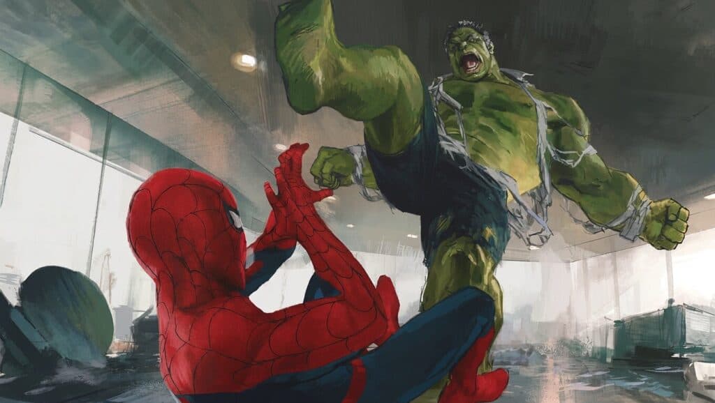 Hulk vs Spider-Man