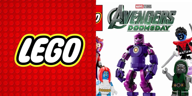 A new Avengers: Doomsday LEGO set reportedly features the Sentinel Battle at the X-Mansion, including Doctor Doom, Magneto, Thor, Mr. Fantastic, Mystique, and Nightcrawler.