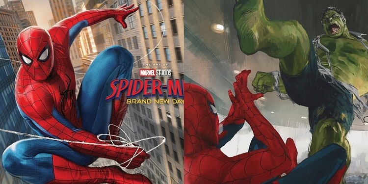 First-look concept art from Spider-Man: Brand New Day: The Art of the Movie reveals Hulk, Punisher, Spider-Man, and the film's villains.