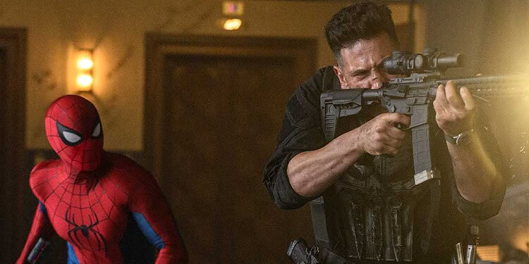Marvel has released the first clip from Spider-Man: Brand New Day, featuring Tom Holland's Spider-Man and Jon Bernthal's The Punisher during an action-packed tank chase scene.