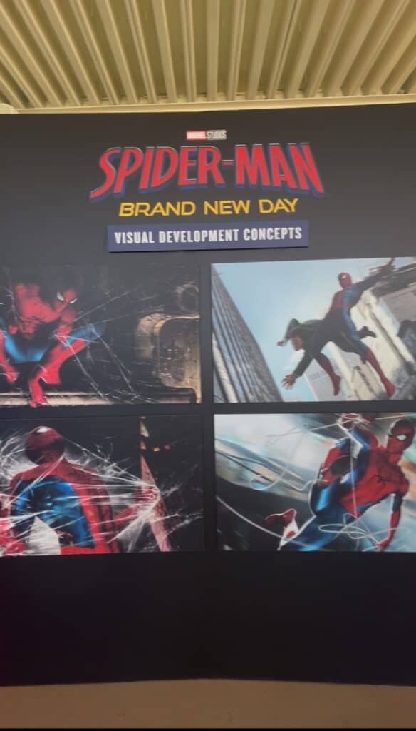 Never-before-seen Spider-Man: Brand New Day concept art has been revealed from a Marvel Creator Event, showcasing Peter Parker's apartment, new action scenes, and early visual development for the upcoming MCU film.