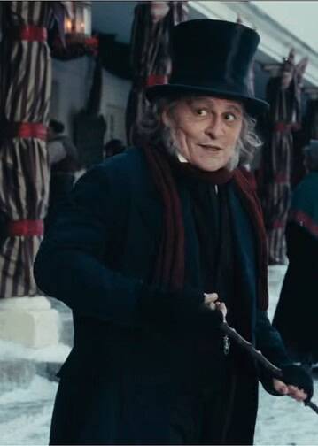 New first-look images from Ti West’s Ebenezer reveal Johnny Depp as Scrooge alongside Ian McKellen, Tramell Tillman, and Rupert Grint.