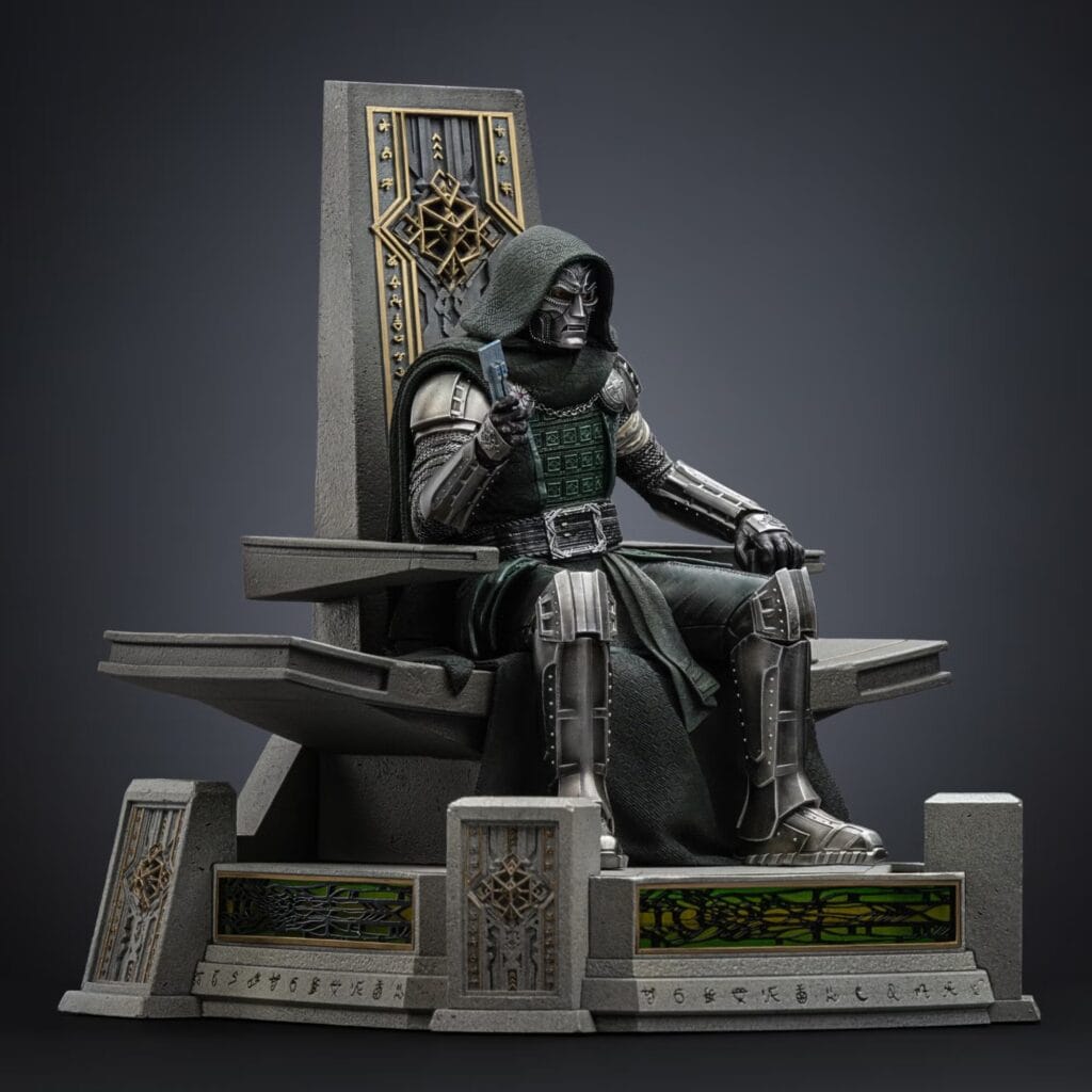 Iron Studios’ new Avengers: Doomsday Doctor Doom figure teases the Book of God and a possible Ultimate Nullifier, hinting at his powers and weapons.
